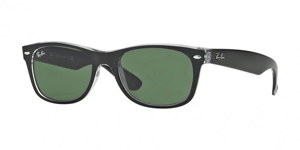 Ray Ban New Wayfarer 2132 Sunglasses - Medium - 55mm - Black - view 13
